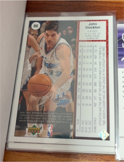 1996-97 Upper Deck Collector's Choice #344 John Stockton — front
