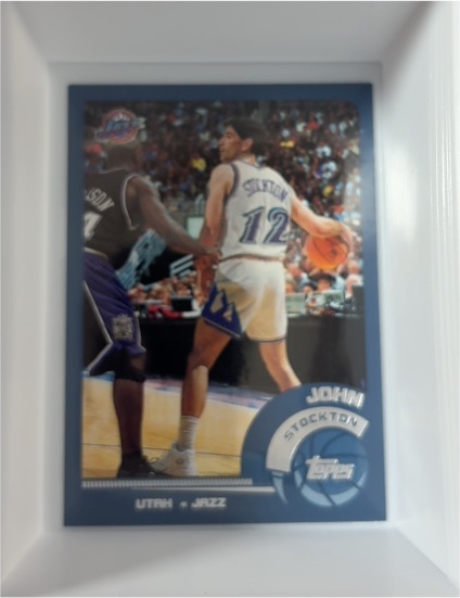 2002-03 Topps #159 John Stockton — front