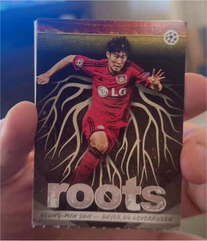2025-26 Topps UEFA Club Competitions Roots #RT-6 Heung-Min Son Bayer 04 Leverkusen — front