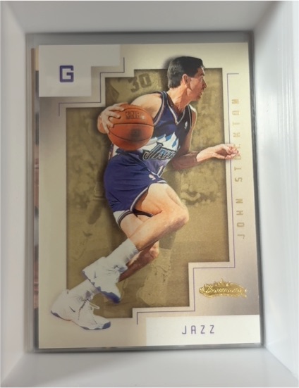 2001-02 Fleer Showcase #4 John Stockton Utah Jazz — front