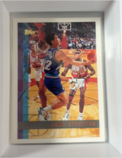 1997-98 Topps #8 John Stockton — front