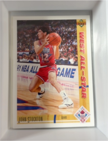 1991-92 Upper Deck #52 John Stockton West All-Star — front