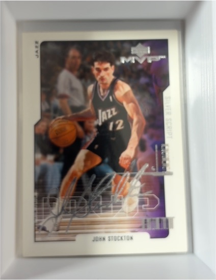 2000-01 Upper Deck MVP Silver Script #172 John Stockton — front