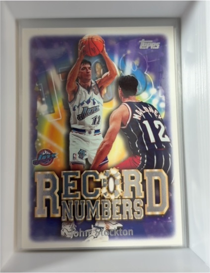 1999-00 Topps Record Numbers #RN5 John Stockton — front