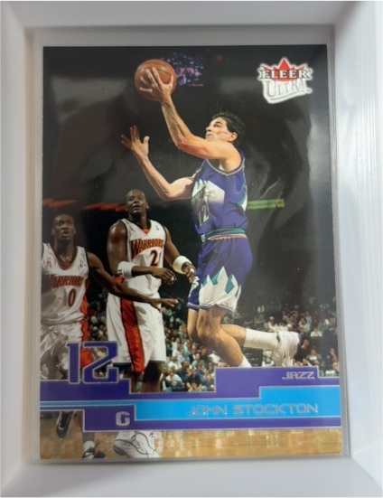 2002-03 Fleer Ultra #92 John Stockton — front