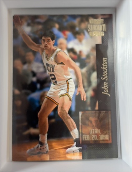 1996-97 Topps Stadium Club #GM2 John Stockton — front