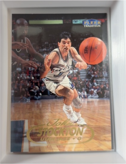 1998-99 Fleer Tradition #12 John Stockton — front