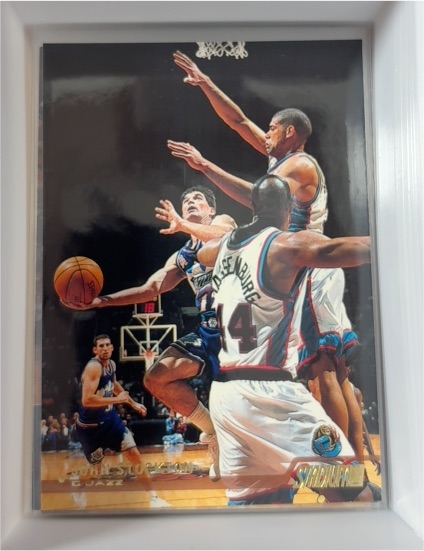 2002-03 Topps Stadium Club #42 John Stockton — front