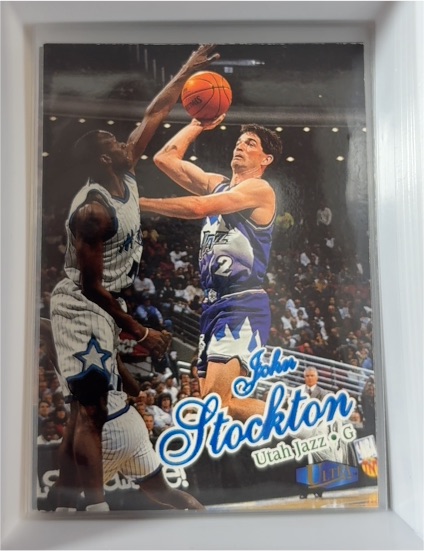 1997-98 Fleer Ultra #30 John Stockton — front