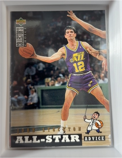 1994-95 Upper Deck Collector's Choice #196 John Stockton — front