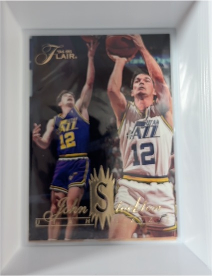 1994-95 Fleer Flair #151 John Stockton — front