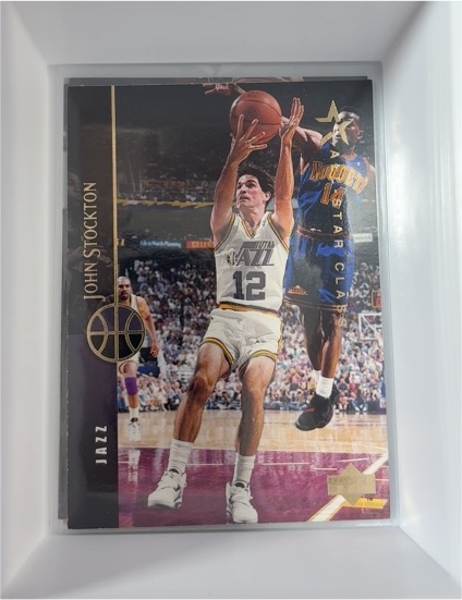 1994-95 Upper Deck #87 John Stockton Utah Jazz — front