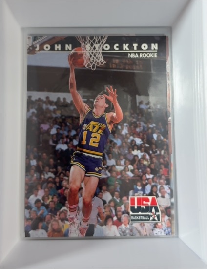 1992 SkyBox USA #83 John Stockton — front