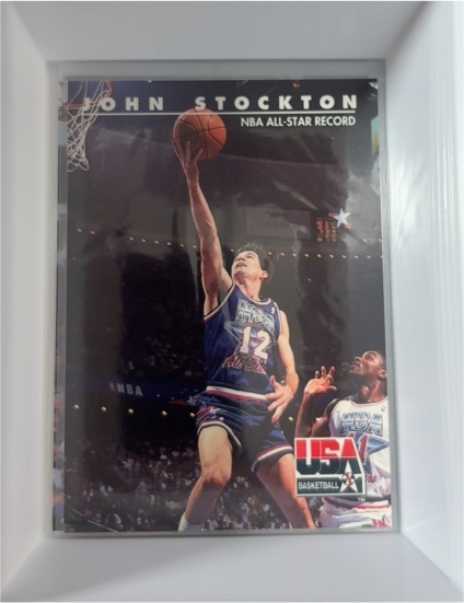 1992 SkyBox USA #88 John Stockton NBA All-Star Record — front