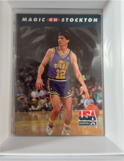 1992 Skybox USA #110 John Stockton — front