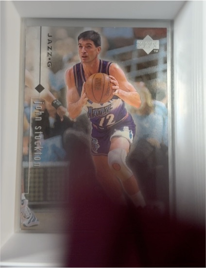 1998-99 Upper Deck Black Diamond #85 John Stockton — front