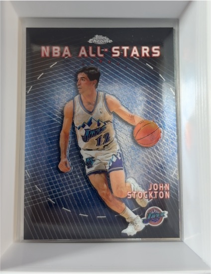 1999-00 Topps Chrome NBA All-Stars #AS6 John Stockton — front