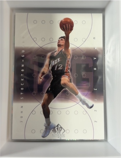 2000-01 Upper Deck SP Authentic #83 John Stockton — front
