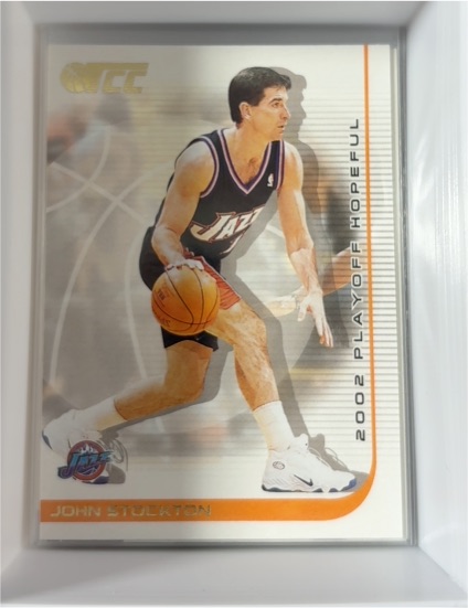2002 Topps TCC #98 John Stockton — front
