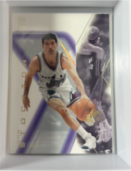 2001-02 Upper Deck SPx #86 John Stockton — front