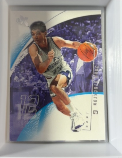2001-02 E-X #59 John Stockton — front