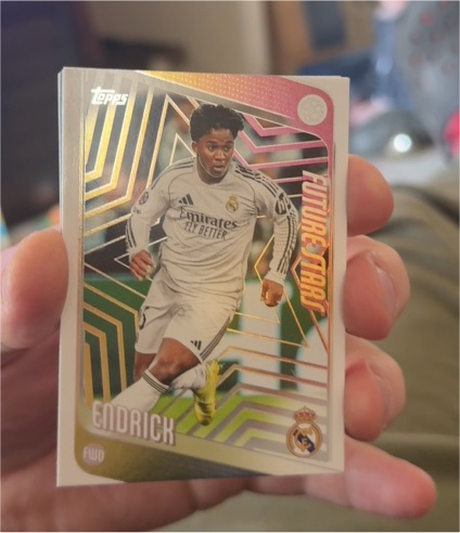 2025-26 Topps UEFA Club Competitions #86 Endrick — front