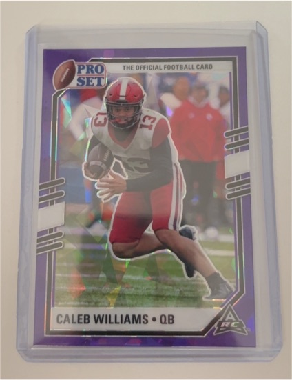 2022 Pro Set #PSB-CW1 Caleb Williams — front