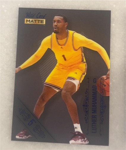 2022 Wild Card Matte #MB-52 Luther Muhammad — front