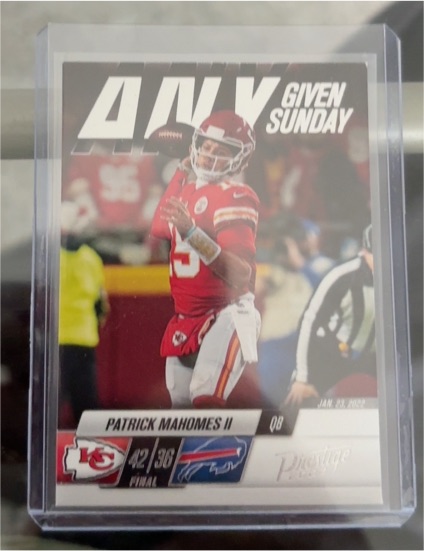 2022 Panini Prestige #11 Patrick Mahomes II Any Given Sunday — front
