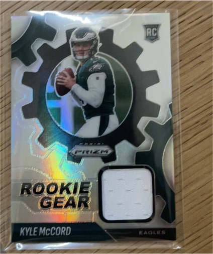 2025 Panini Prizm #RGR-KMD Kyle McCord Rookie Gear — front