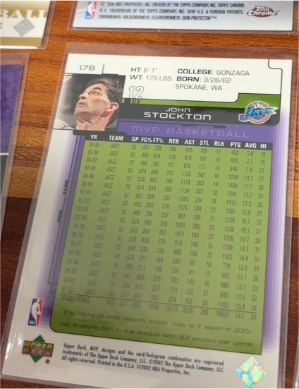 1993-94 Upper Deck #12 John Stockton — front