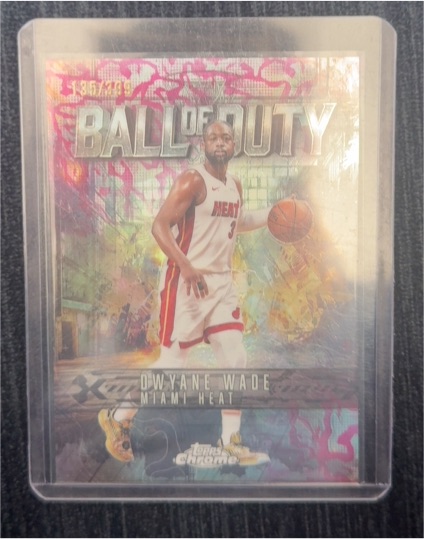 2025-26 Topps Chrome #BD-16 Dwyane Wade Ball of Duty — front
