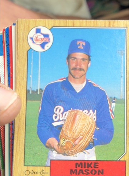 1987 O-Pee-Chee #208 Mike Mason — front