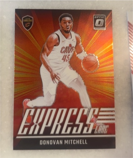 2024-25 Panini Donruss Optic Express Lane #12 Donovan Mitchell — front