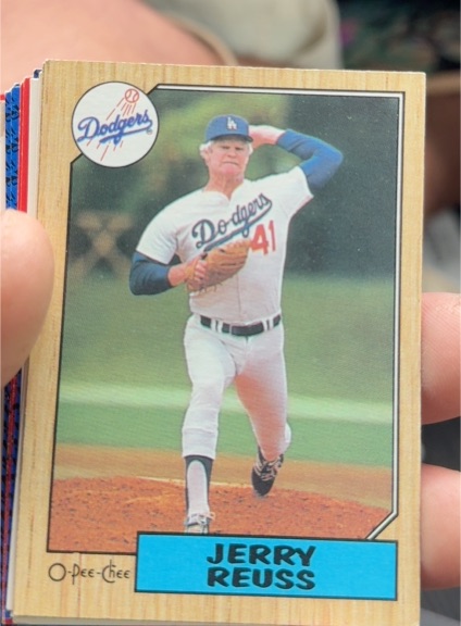 1987 O-Pee-Chee #373 Jerry Reuss — front