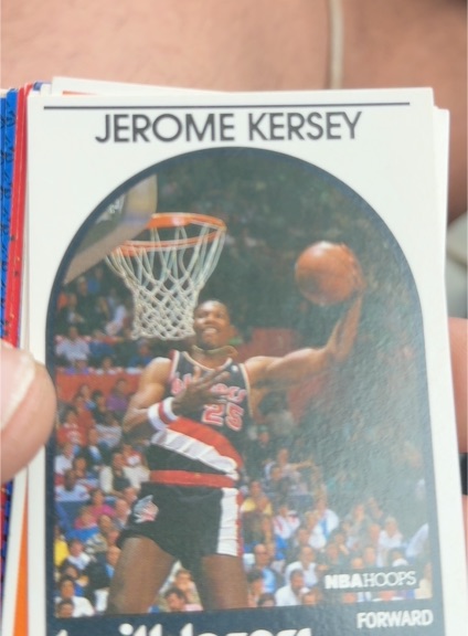 1989-90 NBA Hoops #285 Jerome Kersey — front