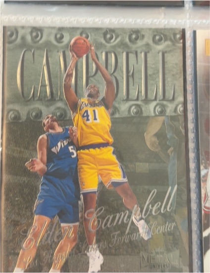 1998-99 Metal Universe #48 Elden Campbell — front