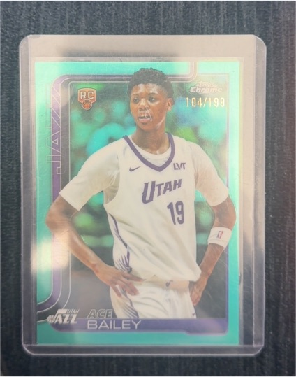 2025-26 Topps Chrome #255 Ace Bailey — front