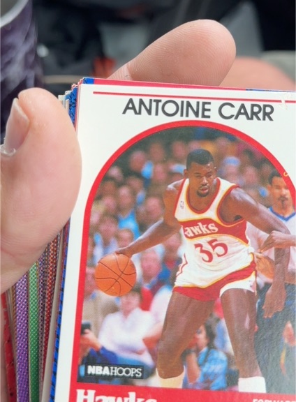 1989-90 NBA Hoops #278 Antoine Carr — front