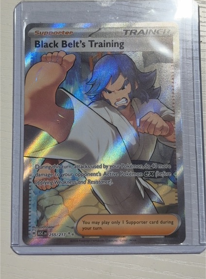 2022 Pokémon TCG Ascended Heroes #255 Black Belt's Training — front