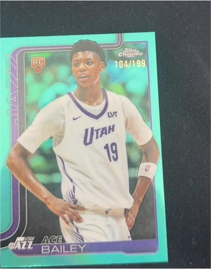2025-26 Topps Chrome #255 Ace Bailey — front
