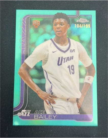 2025-26 Topps Chrome #255 Ace Bailey — front