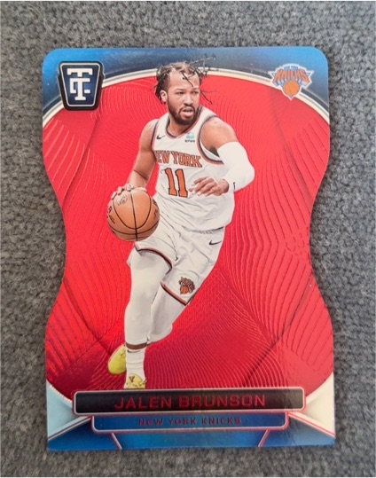 2024-25 Panini Totally Certified #27 Jalen Brunson Mirror Red — front