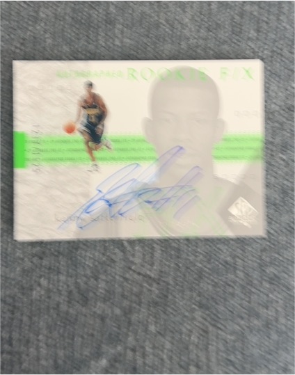 2001-02 SP Authentic #118 Kenny Satterfield Rookie F/X Auto — front