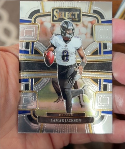 2023 Panini Select Concourse #7 Lamar Jackson — front