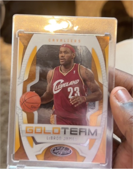 2009-10 Panini Certified #10 LeBron James Gold Team — front