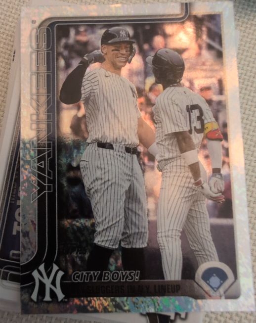 2025 Topps Update #US85 Aaron Judge City Boys! — front