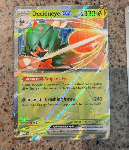 2016 Pokémon Perfect Order #012 Decidueye EX — front