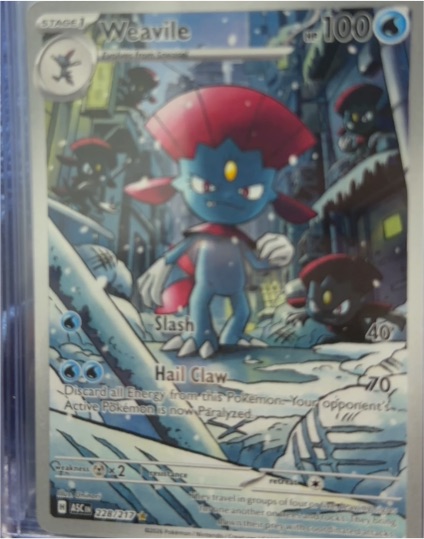 2026 Pokémon Ascended Heroes #228/217 Weavile — front