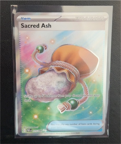 2026 Pokémon Perfect Order #115 Sacred Ash — front